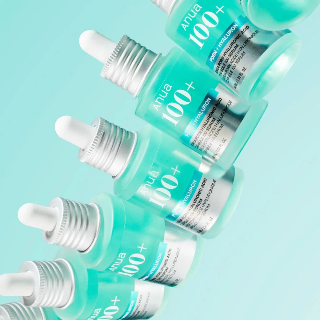 Anua PDRN Hyaluronic Acid Capsule 100 Serum 30ml bottle and outer box packaging