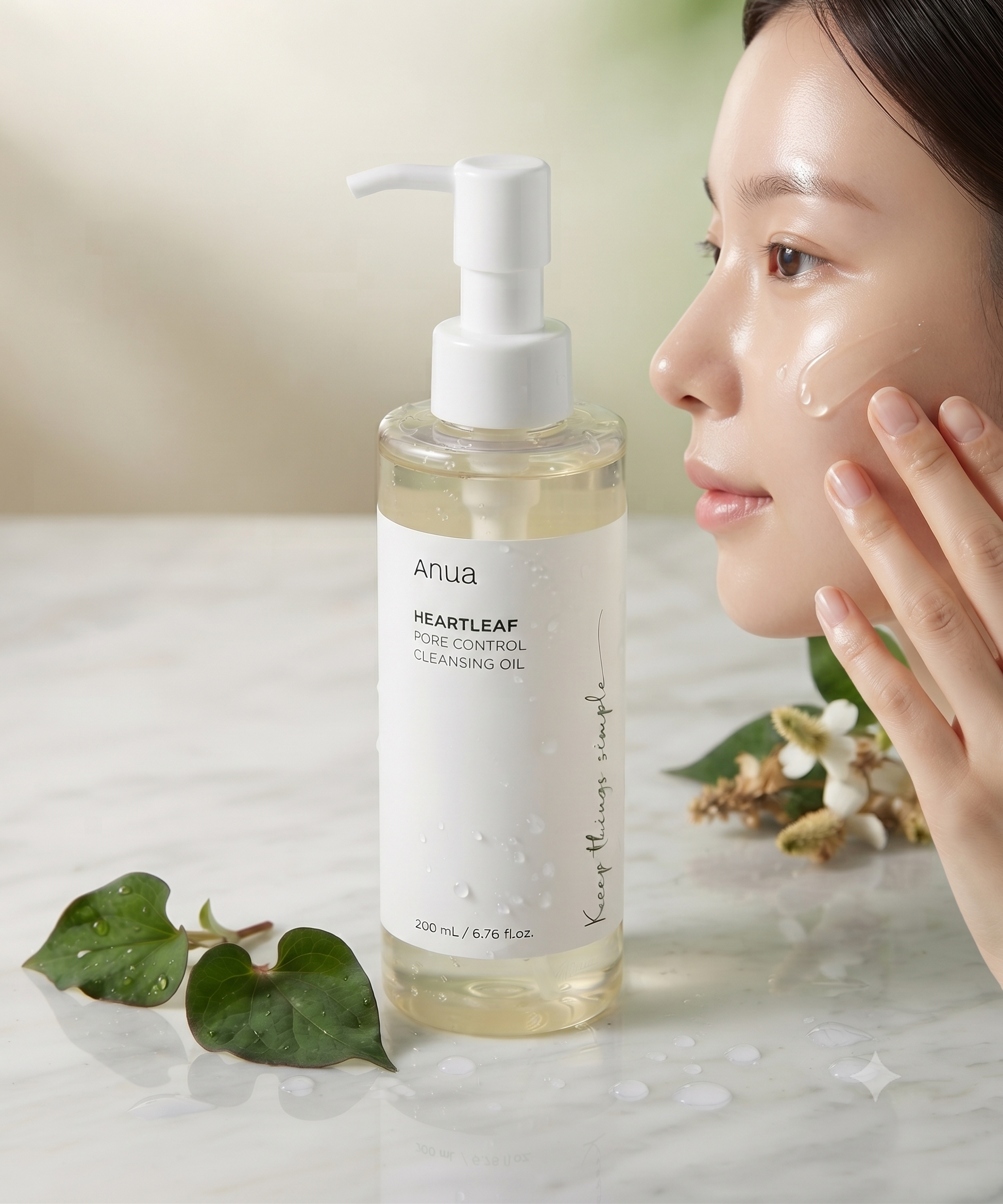 Anua Heartleaf Pore Control Cleansing Oil 200ml - Anua Skincare at Lamya Beauty