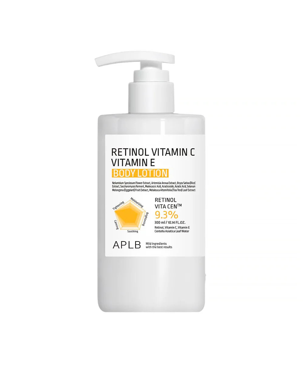 APLB Retinol + Vitamin C + E Firming Body Lotion