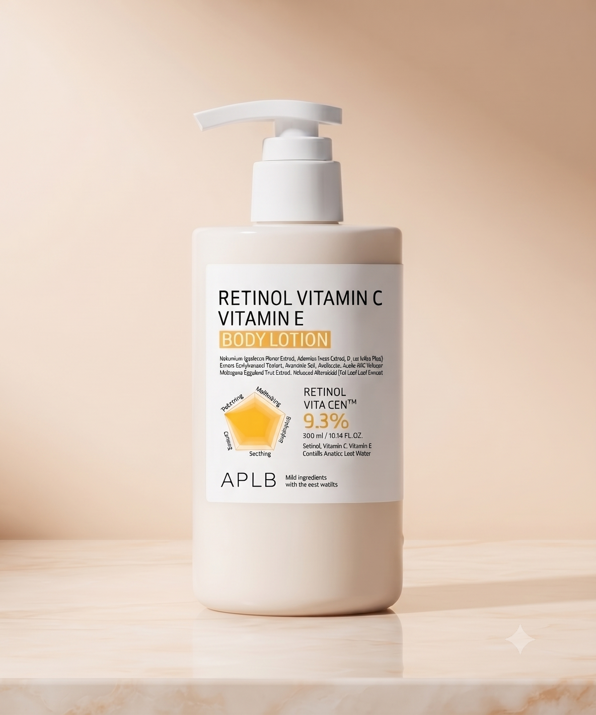 APLB Retinol + Vitamin C + E Firming Body Lotion - APLB Body Care at Lamya Beauty