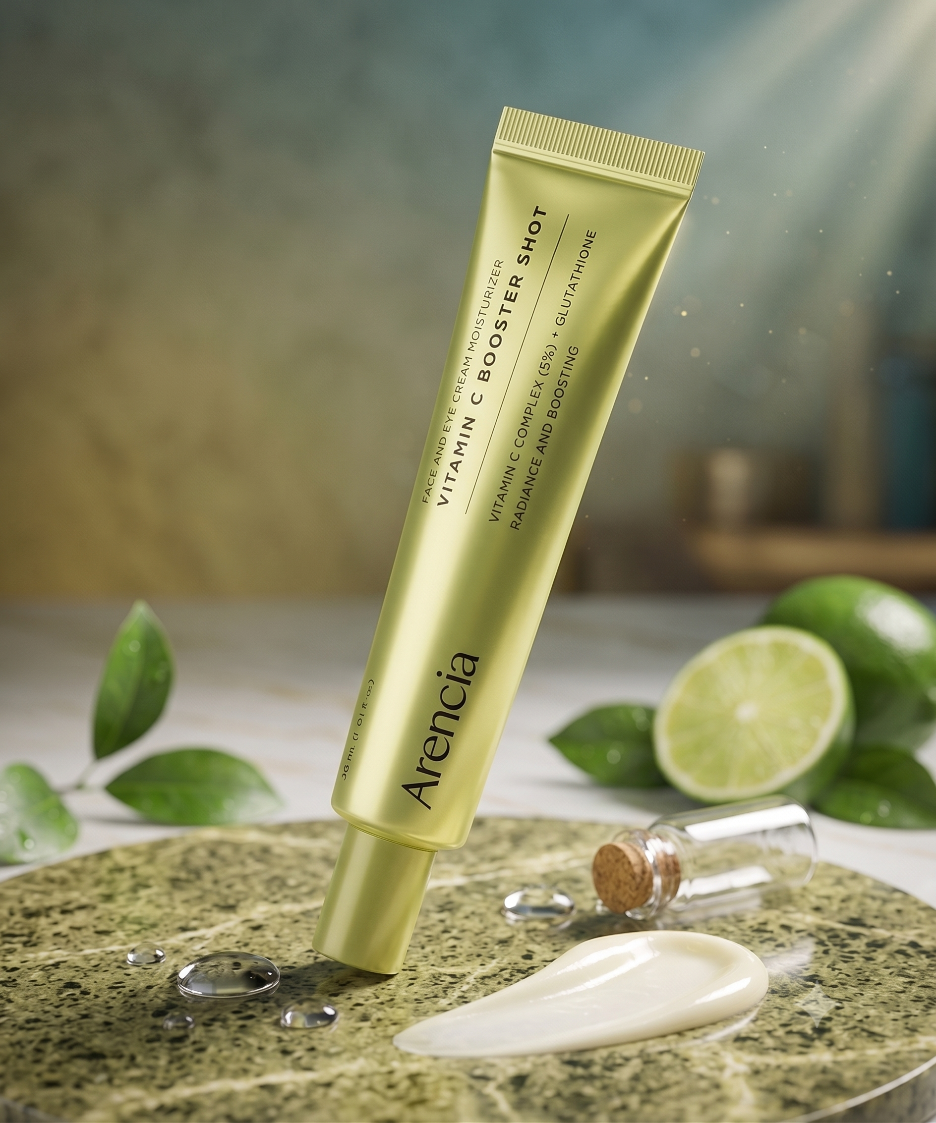 Arencia Vitamin C Booster Shot Eye & Face Cream - Arencia Skincare at Lamya Beauty
