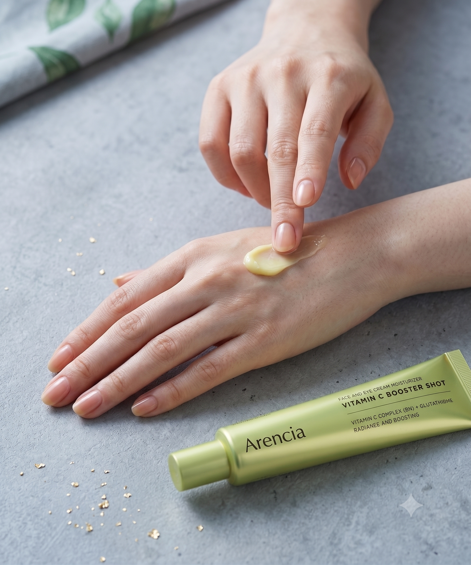 Arencia Vitamin C Booster Shot Eye & Face Cream - Arencia Skincare at Lamya Beauty