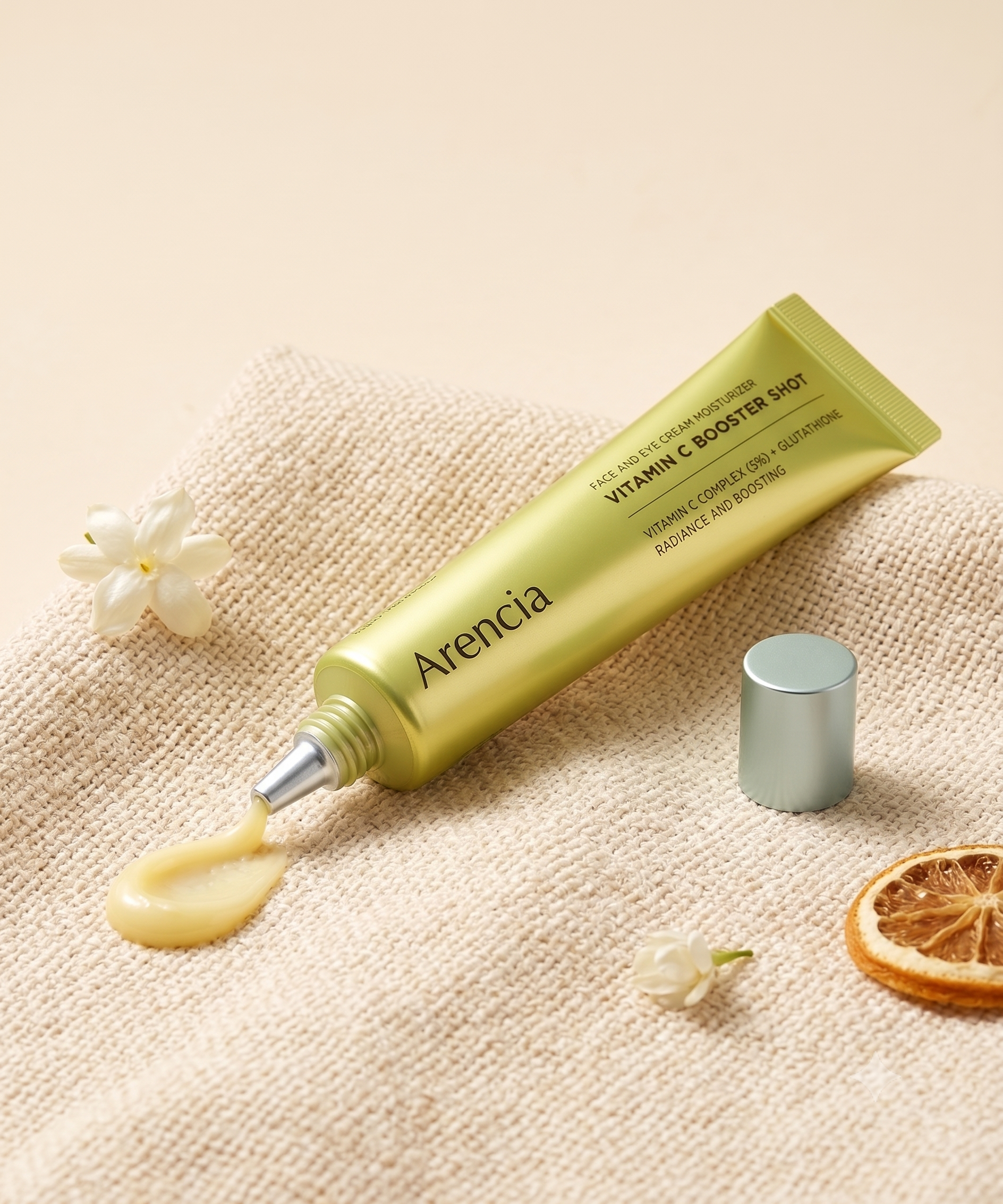 Arencia Vitamin C Booster Shot Eye & Face Cream - Arencia Skincare at Lamya Beauty
