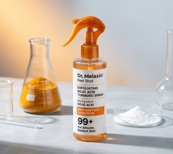 Dr. Melaxin Kojic + Turmeric Body Peel Spray 200ml - Dr. Melaxin Skincare at Lamya Beauty