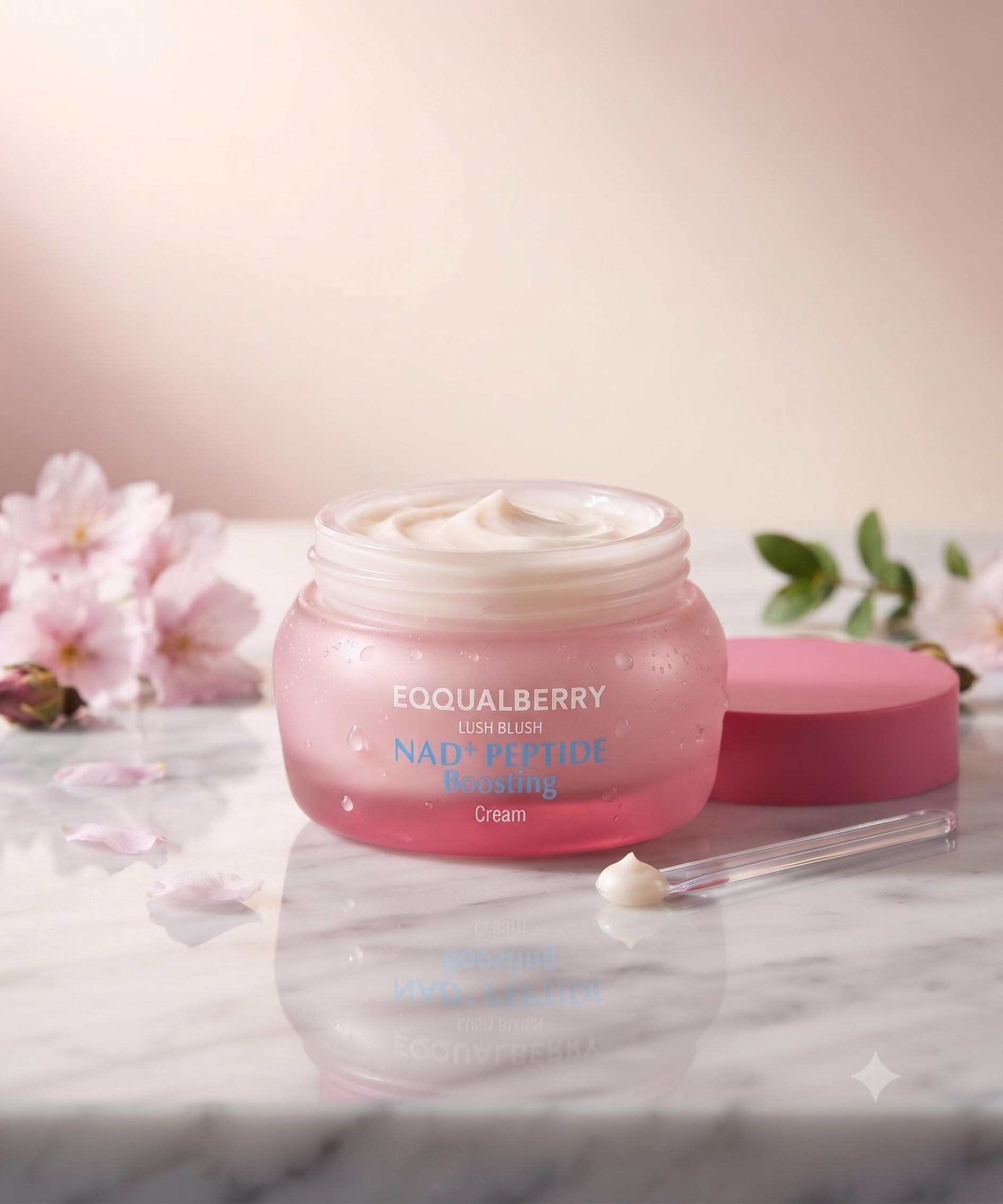 Eqqual Berry Lush Blush NAD+ Peptide Cream - Eqqual Berry Skincare at Lamya Beauty