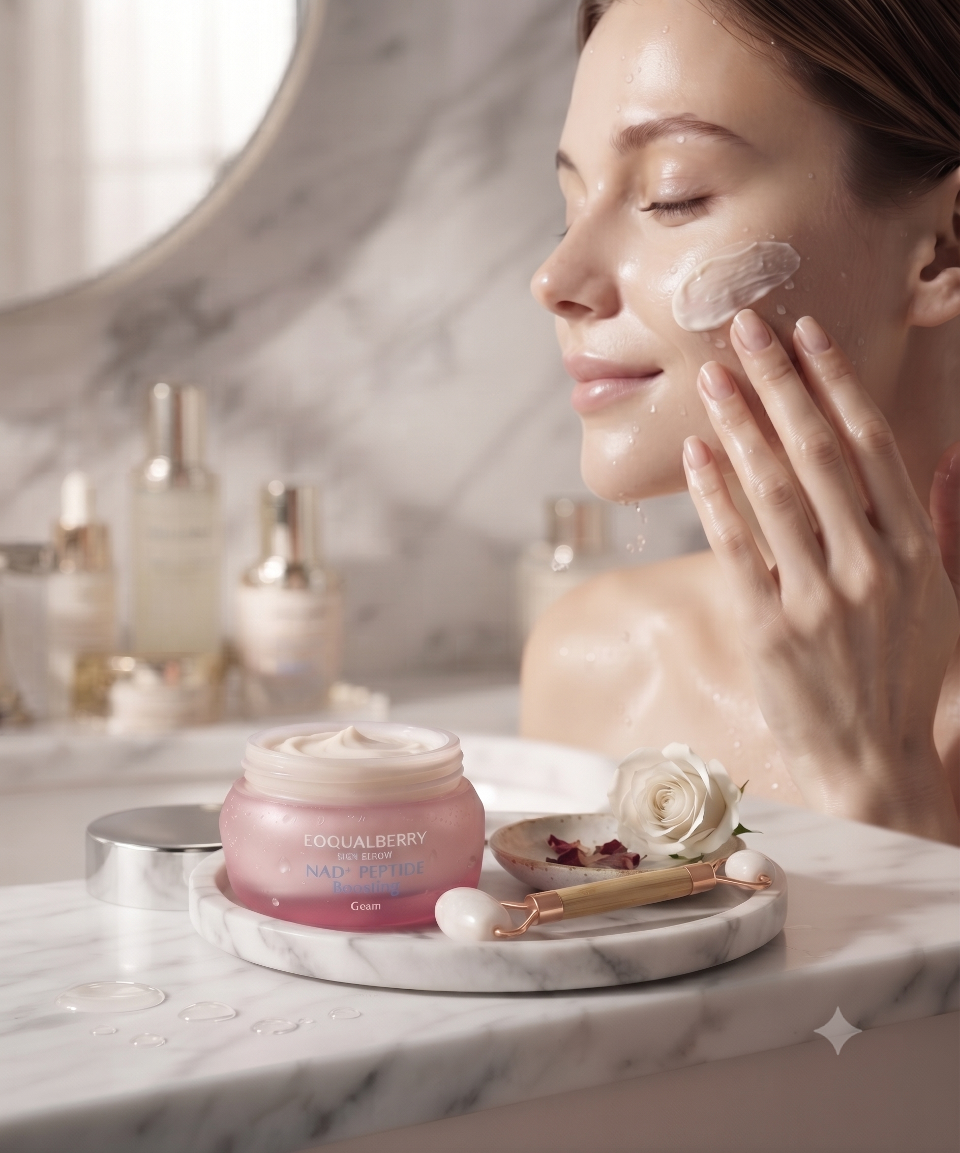 Eqqual Berry Lush Blush NAD+ Peptide Cream - Eqqual Berry Skincare at Lamya Beauty