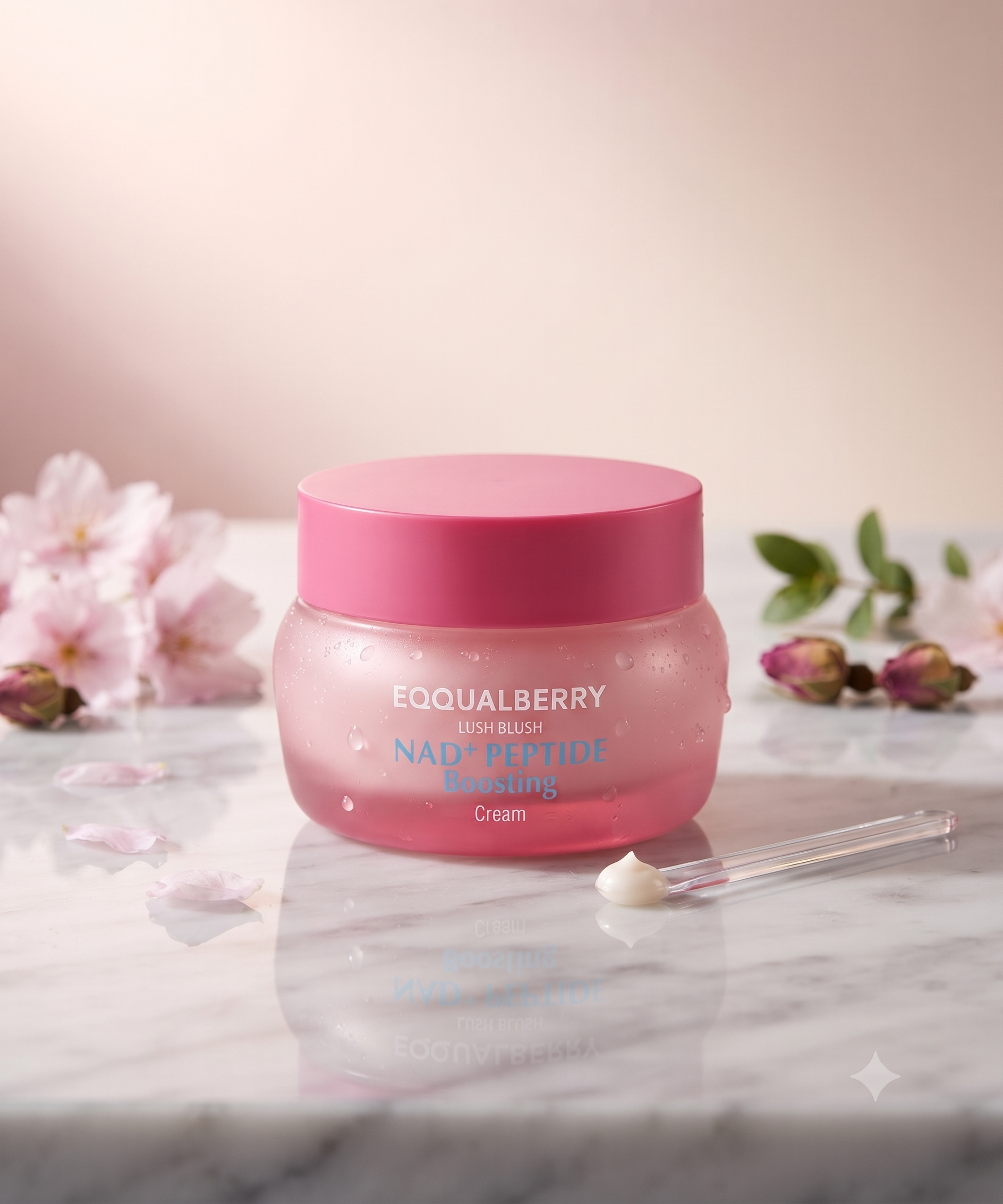 Eqqual Berry Lush Blush NAD+ Peptide Cream - Eqqual Berry Skincare at Lamya Beauty