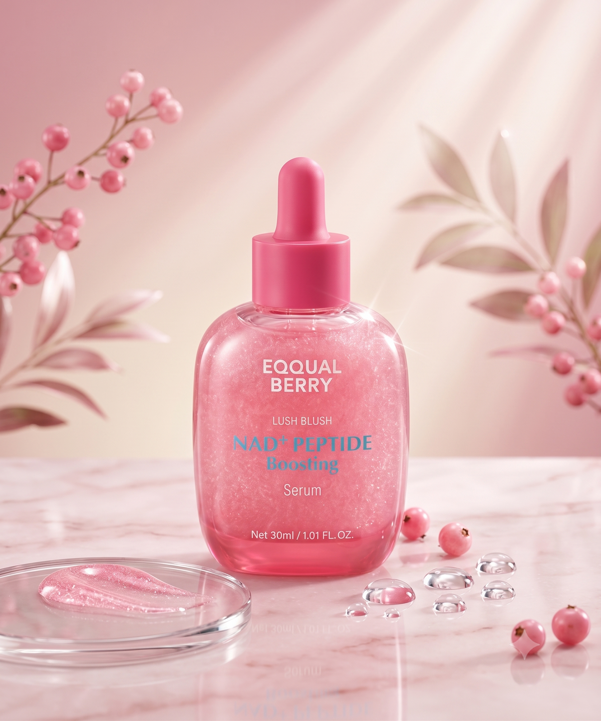 Eqqual Berry NAD+ Peptide Boosting Serum - Eqqual Berry Skincare at Lamya Beauty
