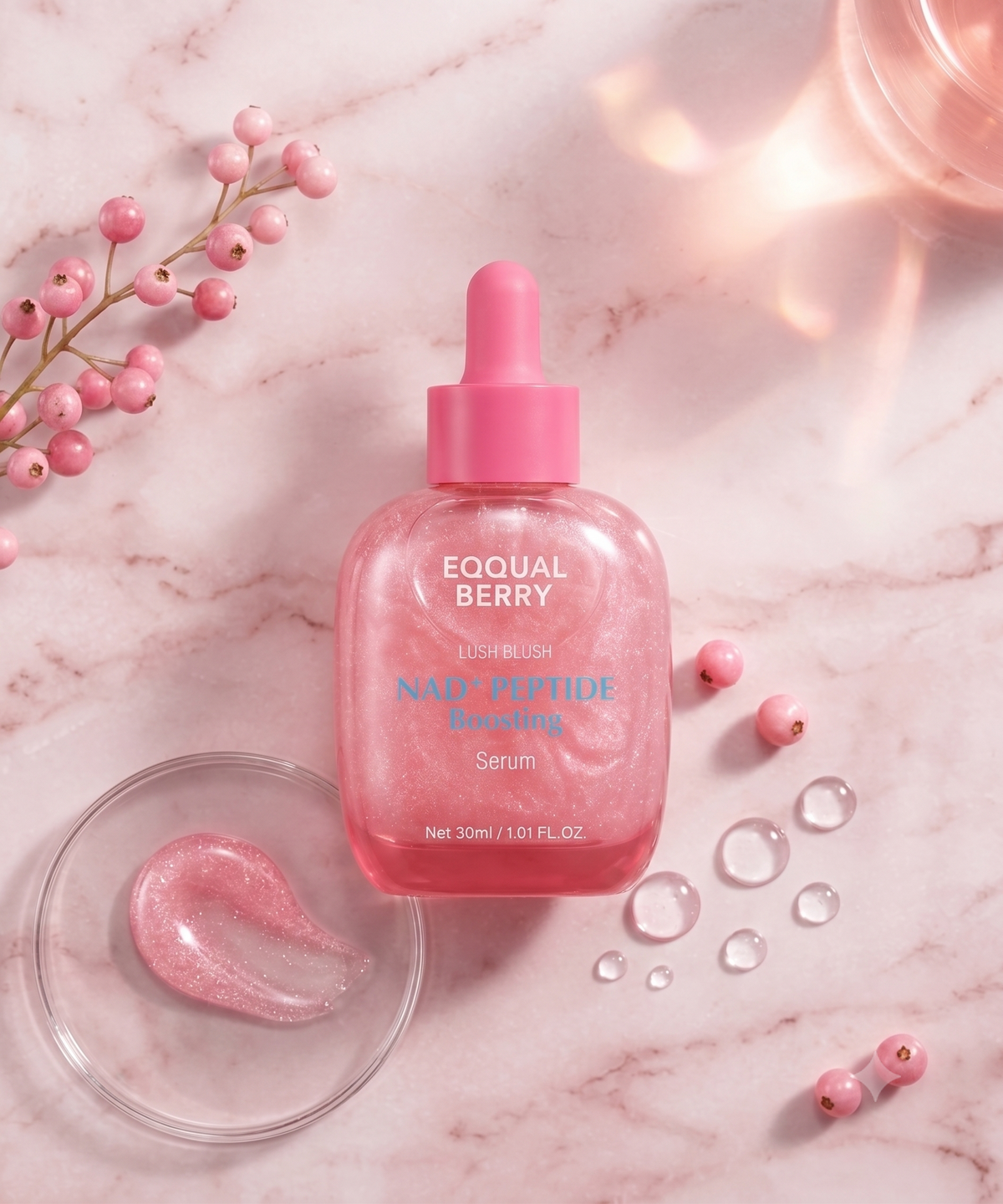 Eqqual Berry NAD+ Peptide Boosting Serum - Eqqual Berry Skincare at Lamya Beauty