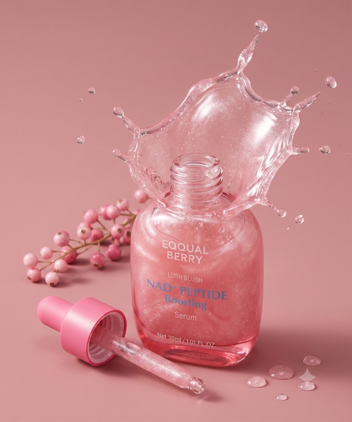 Eqqual Berry NAD+ Peptide Boosting Serum - Eqqual Berry Skincare at Lamya Beauty
