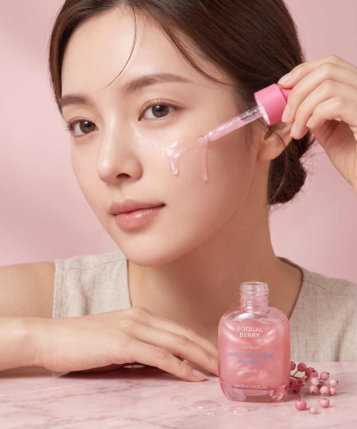 Eqqual Berry NAD+ Peptide Boosting Serum - Eqqual Berry Skincare at Lamya Beauty