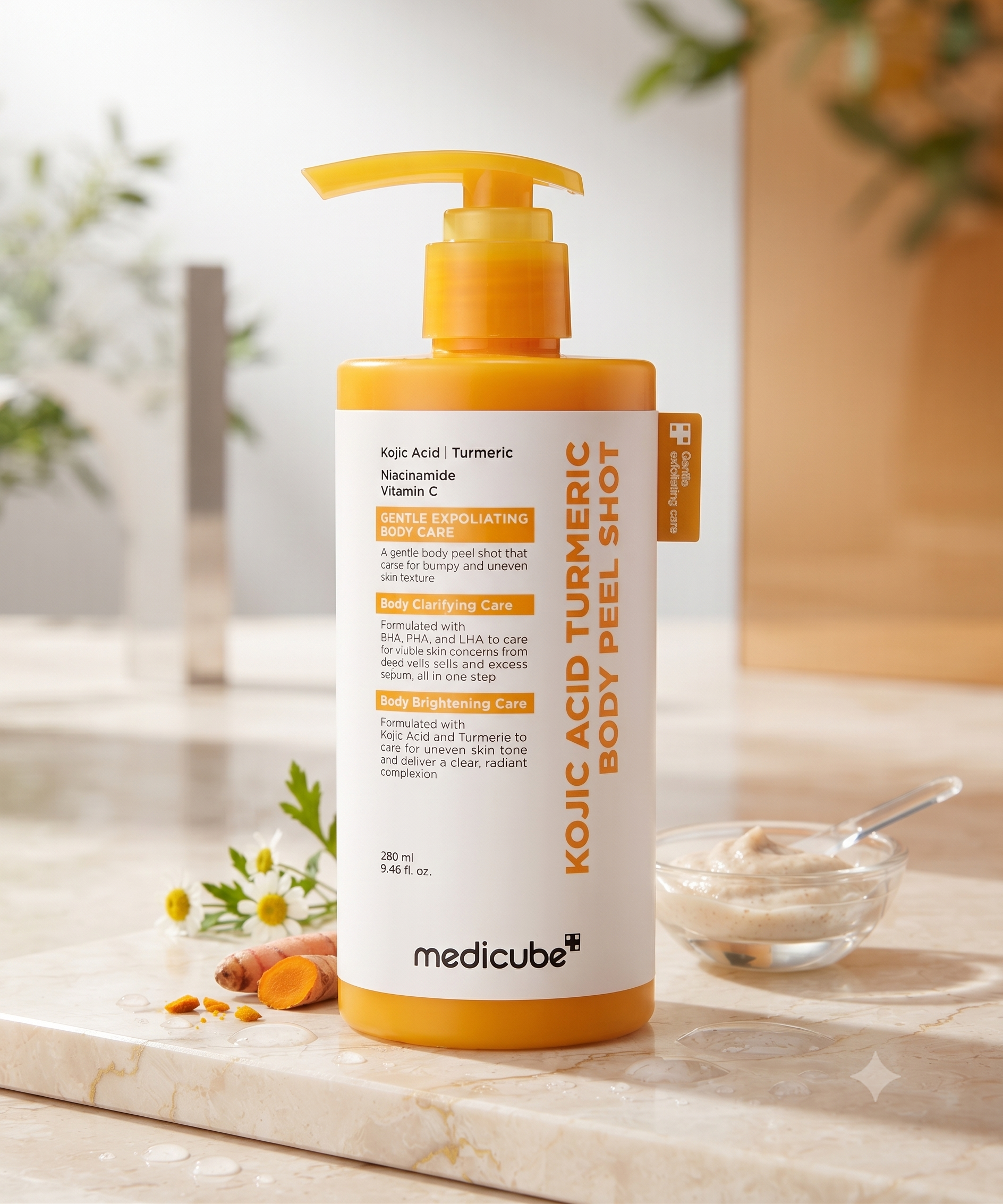 Medicube Kojic + Turmeric Body Peel Shot - Medicube Body Care at Lamya Beauty