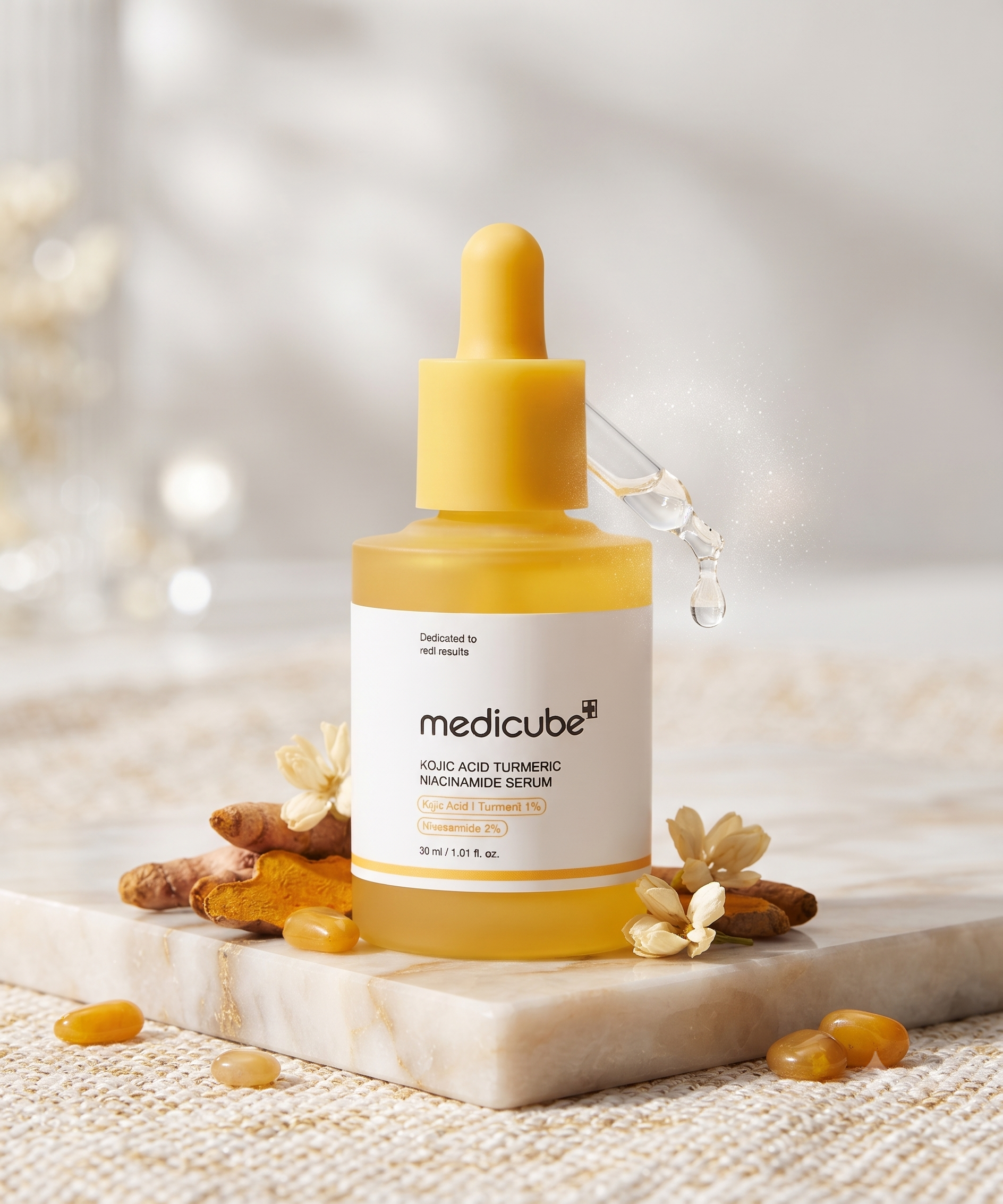 Medicube Kojic + Turmeric Niacinamide Dark Spot Serum - Medicube Skincare at Lamya Beauty