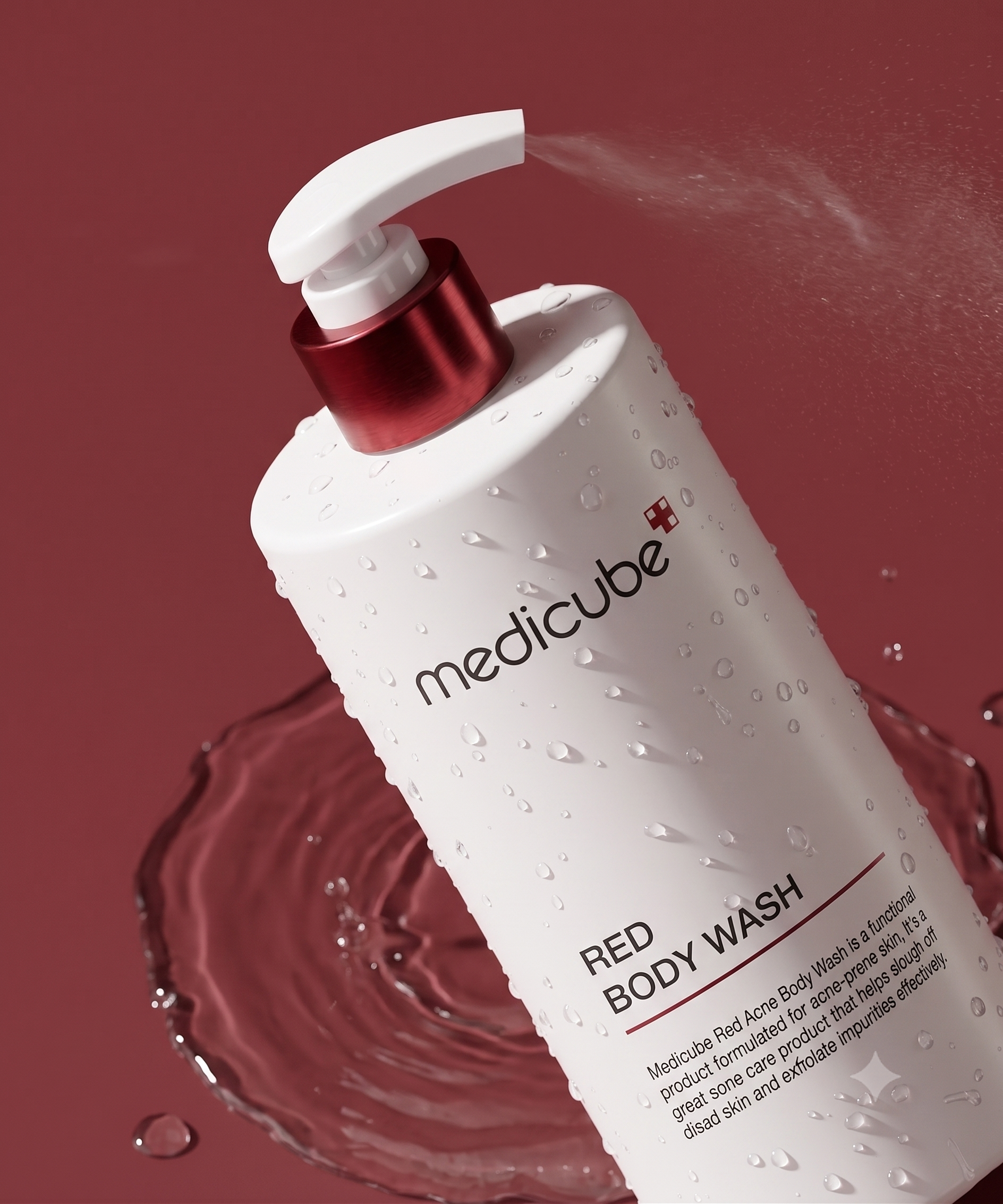 Medicube Red Acne Salicylic Body Wash 400g - Medicube Body Care at Lamya Beauty