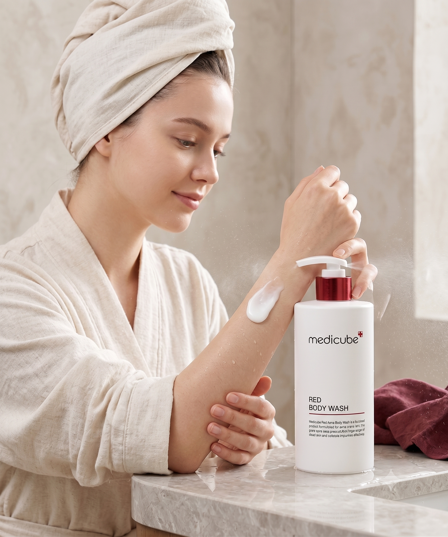 Medicube Red Acne Salicylic Body Wash 400g - Medicube Body Care at Lamya Beauty