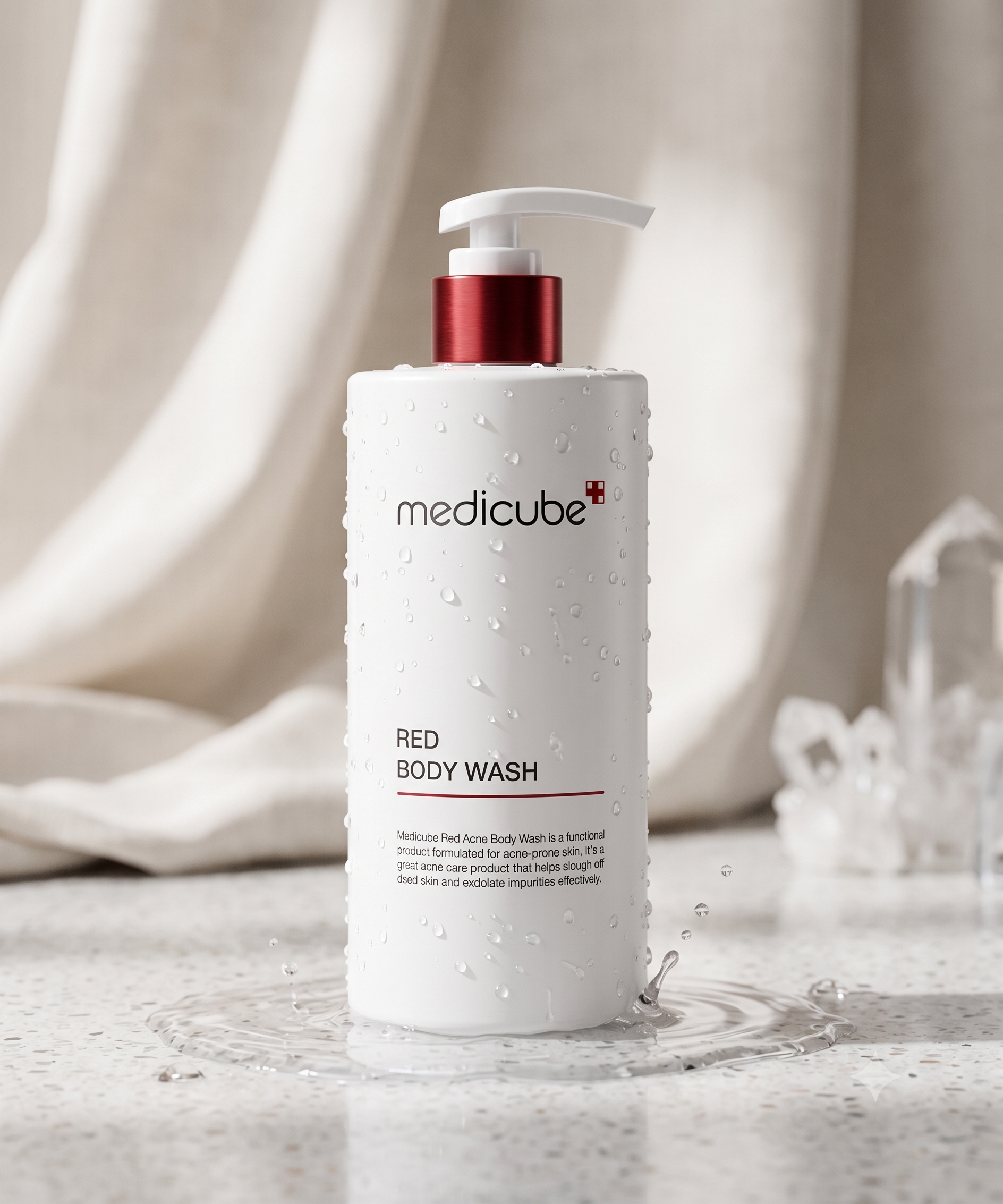 Medicube Red Acne Salicylic Body Wash 400g - Medicube Body Care at Lamya Beauty