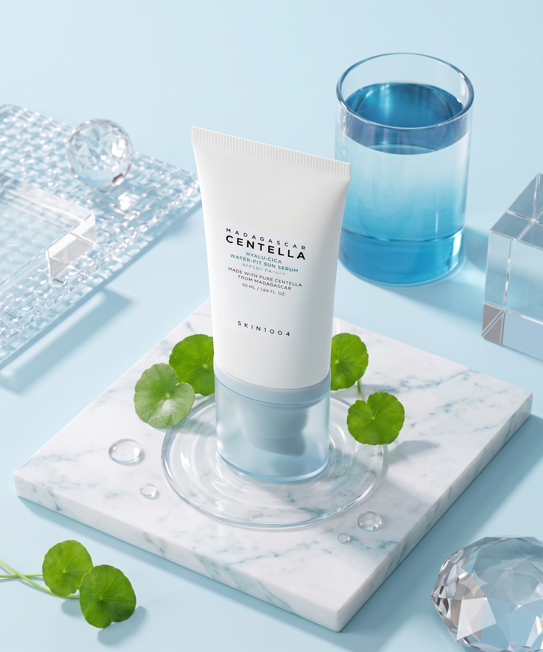 SKIN1004 Madagascar Centella Hyalu-Cica Water-Fit Sun Serum SPF50+ - SKIN1004 Skincare at Lamya Beauty