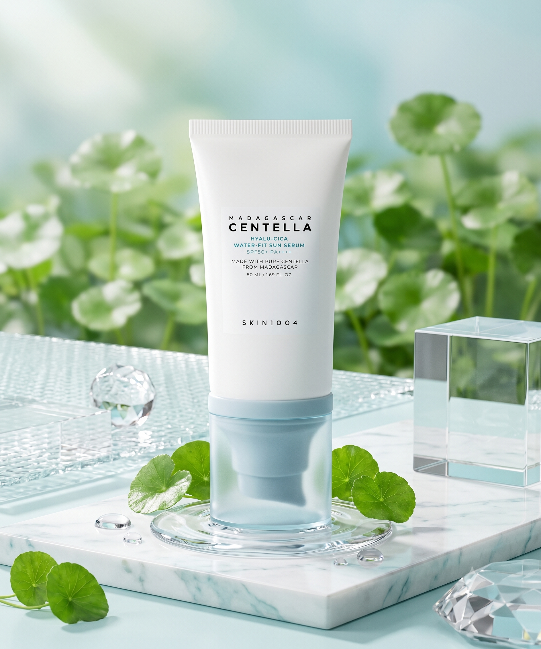 SKIN1004 Madagascar Centella Hyalu-Cica Water-Fit Sun Serum SPF50+ - SKIN1004 Skincare at Lamya Beauty